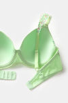 Zivame Cupid Chic Padded Wired 3/4th Coverage T-Shirt Bra - Patina Green — thumbnail 6